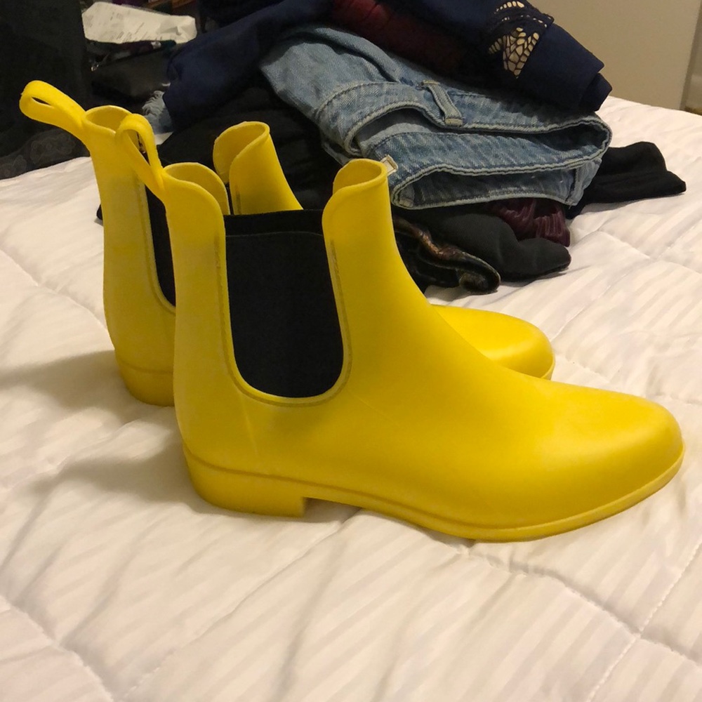 J. Crew rain boots